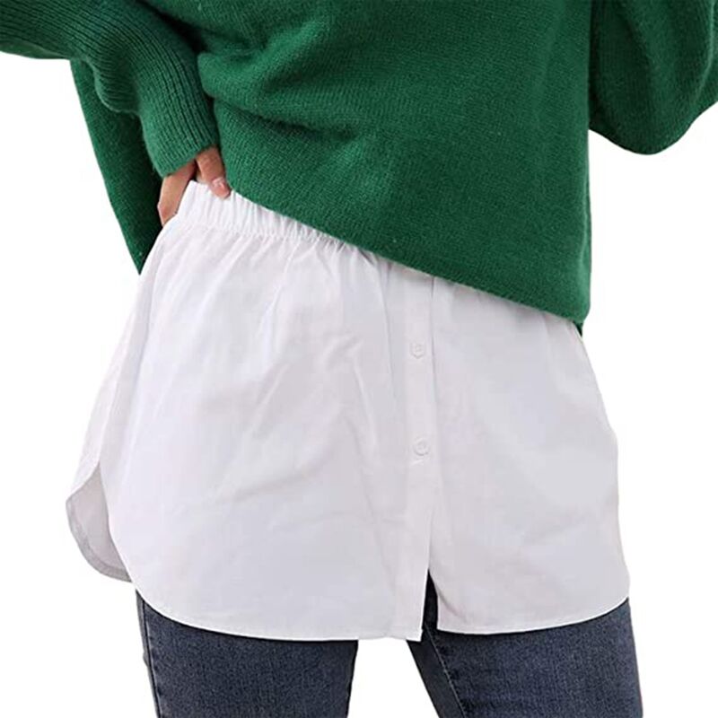 Detachable Underskirt Cotton Shirt Extender for Women - Women's Zone